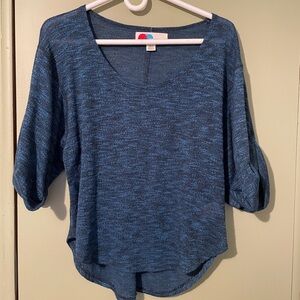 Free People Beach Nani Tee in marled starlight blue Sz XS